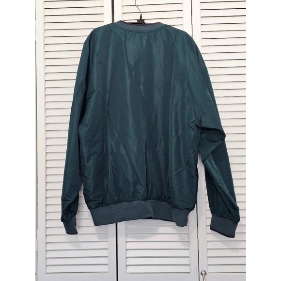 Men's Cutter & Buck ClimaGuard Pullover Windbreaker L Green 100% Polyester - Picture 3 of 7